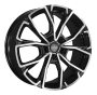 Легковой диск Khomen Wheels KHW1907 7,5x19 5x108 ET38 60,1 Black-FP